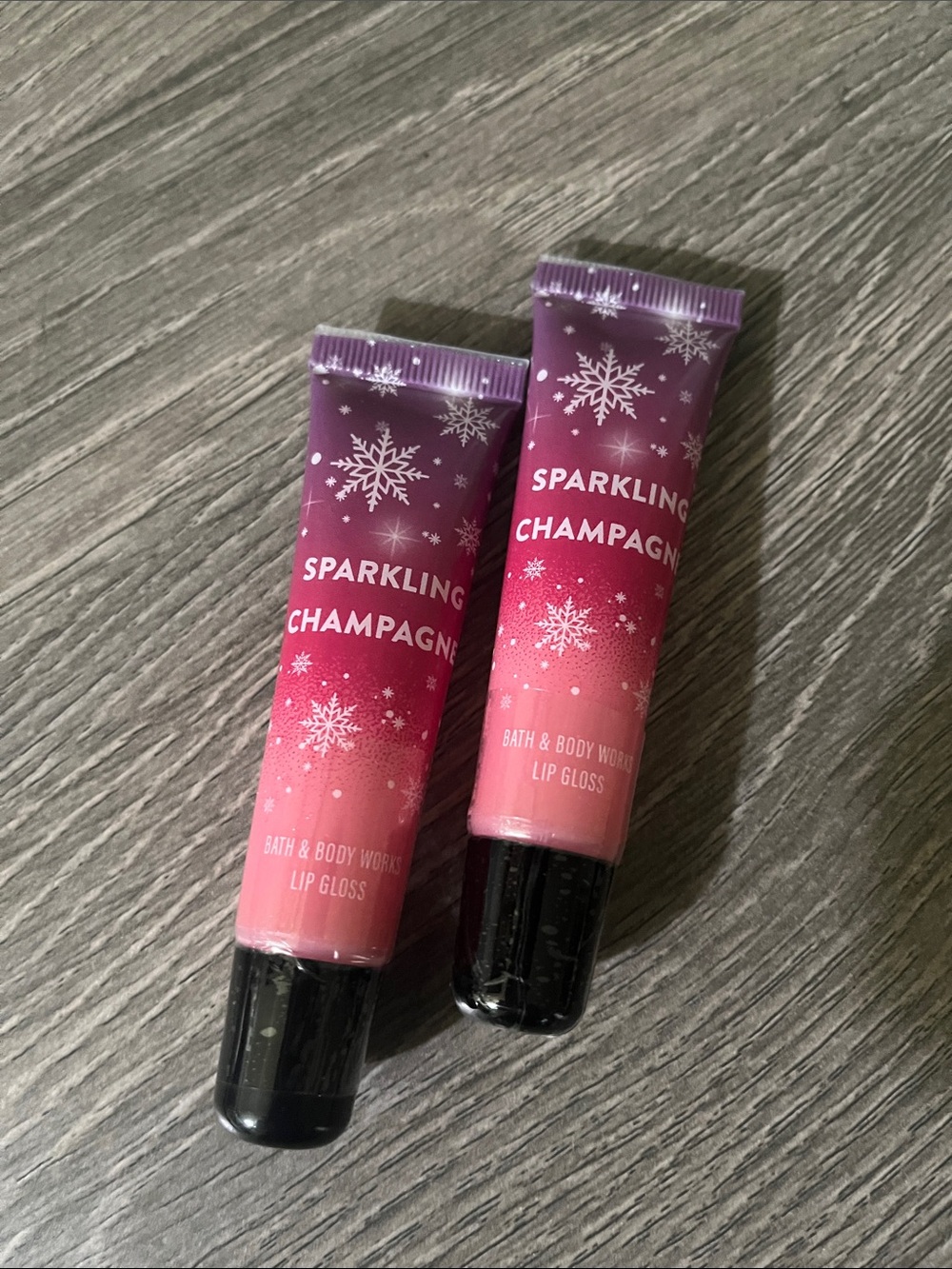 Bath ๐ Body Works Pink Sparkling Champagne Lip Gloss Duo - Picture 2 of 2